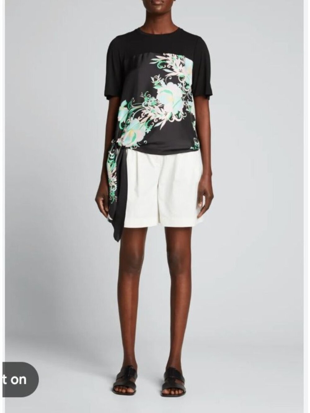 Kobi halperin kate tie hem silk blouse